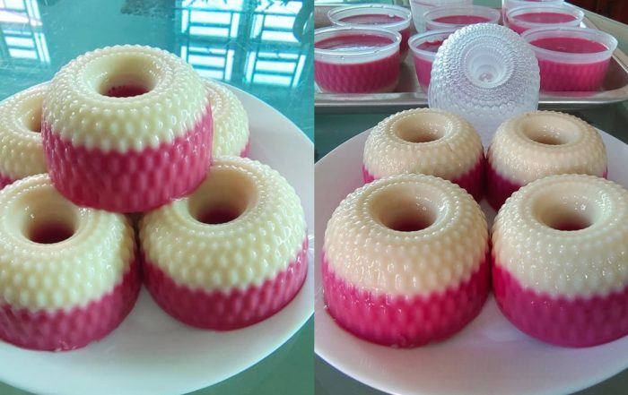 resepi puding rose