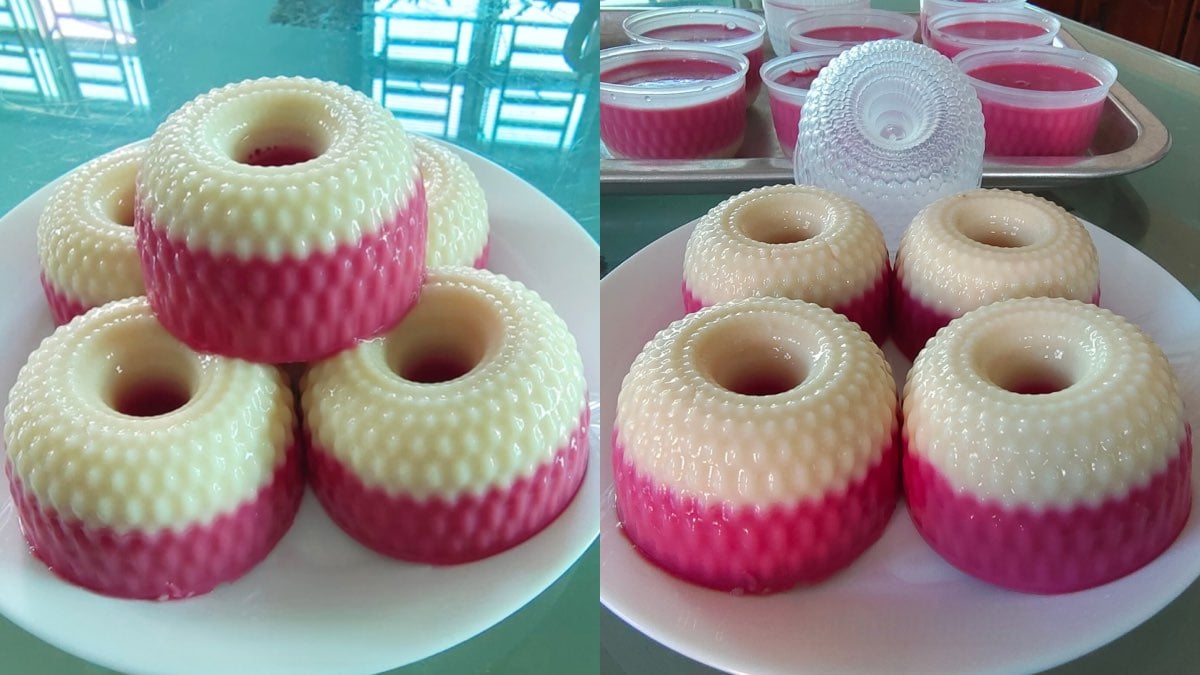 resepi puding rose