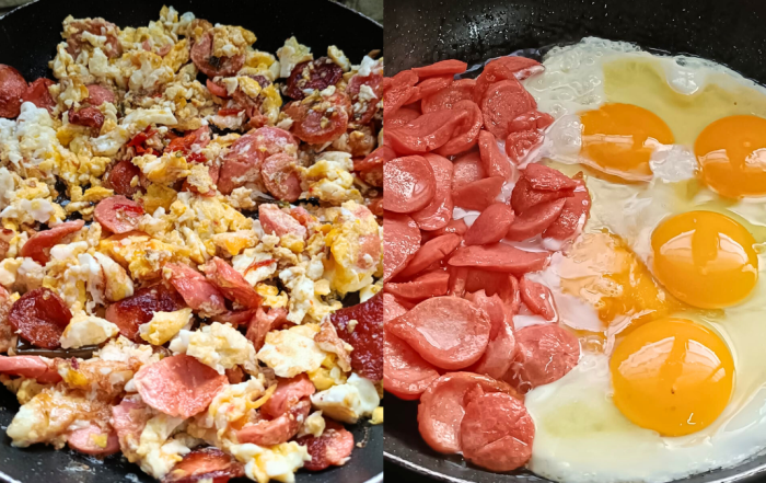 resepi sosej telur