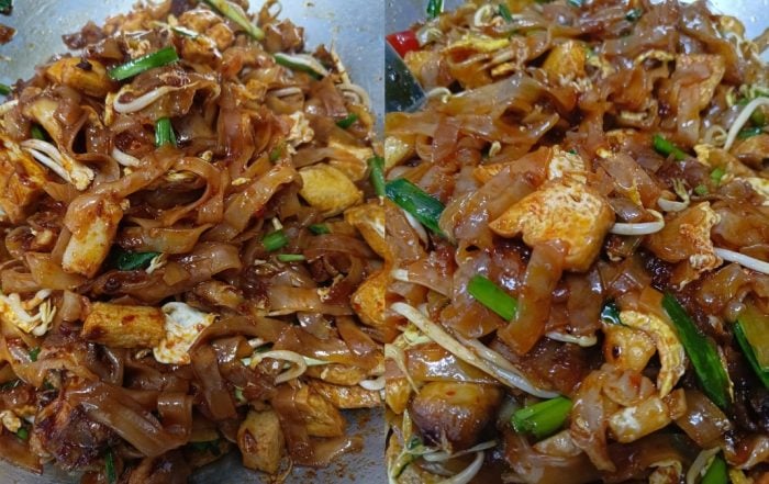 tips goreng kuetiau