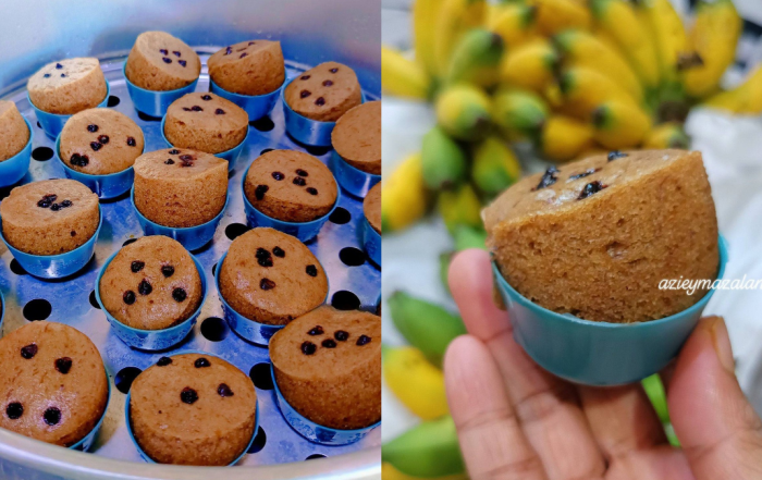 cara buat apam pisang