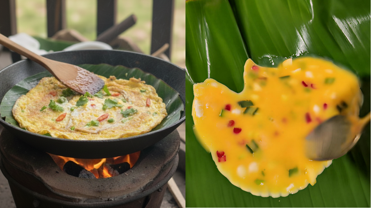 telur dadar tanpa minyak