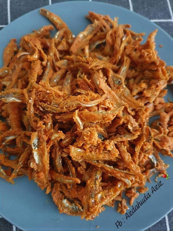 ikan bilis goreng tepung
