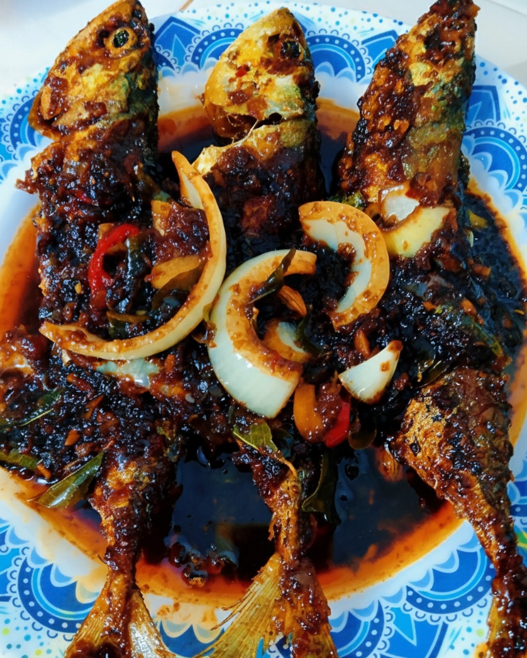 ikan kembung masak kicap