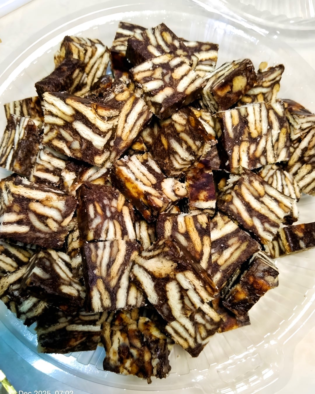 kek batik lembut sedap