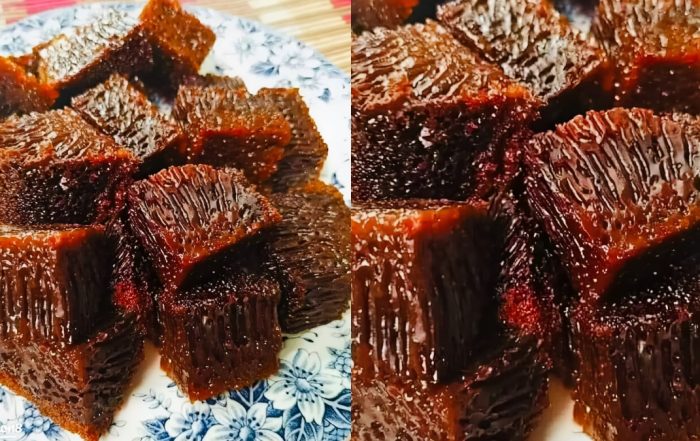 kek sarang semut mudah