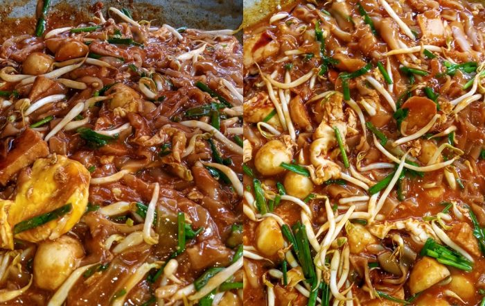 kuetiau goreng basah