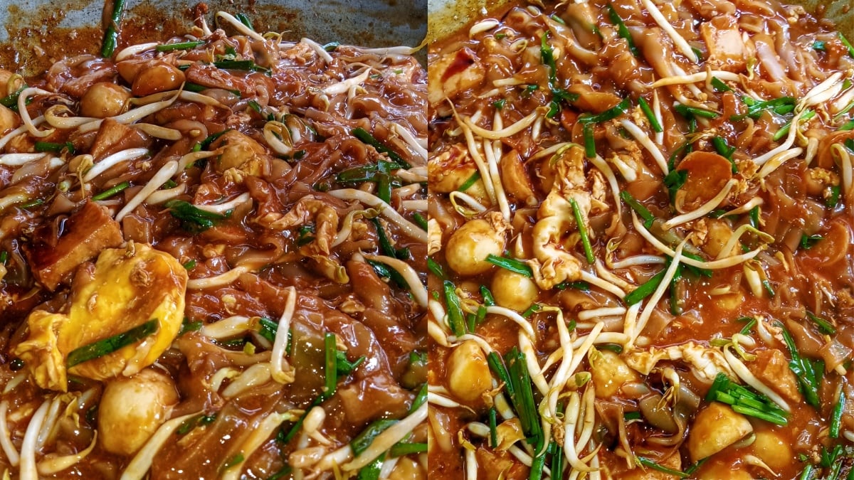 kuetiau goreng basah