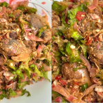Resipi Kerabu Kacang Botol Dengan Kerang & Bunga Kantan, Rasa Segar Bila Makan Sejuk-Sejuk!