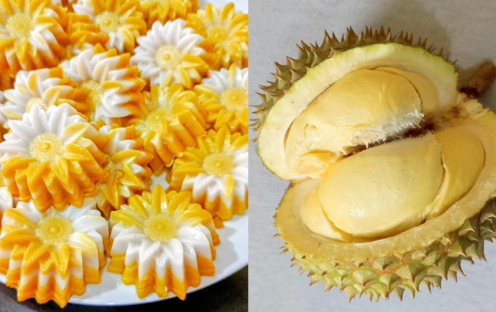 kuih lapis durian