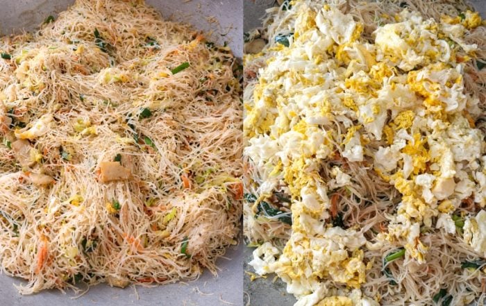 cara buat bihun singapore