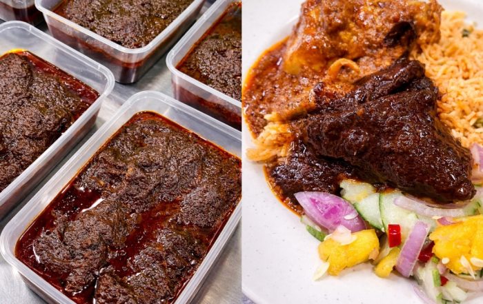 masak hitam daging