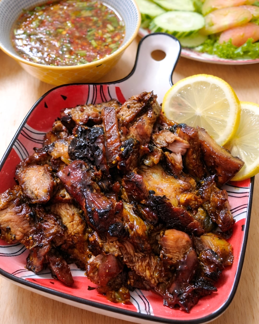 nasi daging bakar