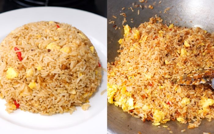 nasi goreng telur simple