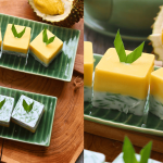 Resipi Puding Cendol Kastard Durian Yang Manis Berlemak, Sedap & Cantik Dipandang