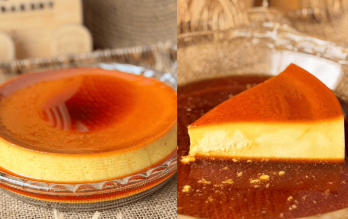 puding karamel cheese