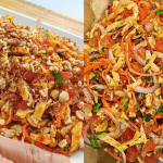 Resipi Kerabu Telur Dadar Ala Thai Yang Segar & Masam Manis, Sedap Ratah!