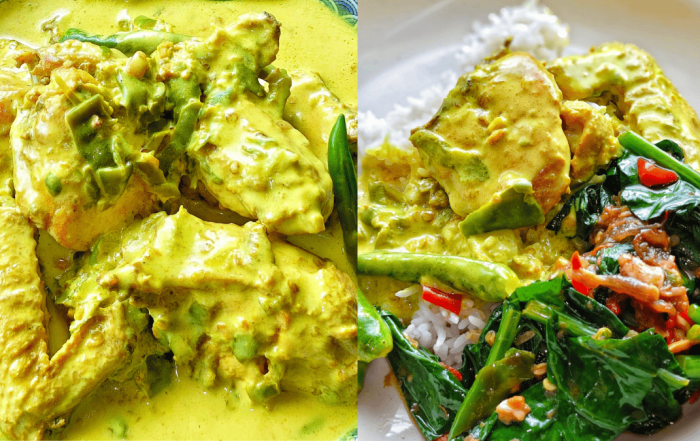 masak lemak ayam goreng