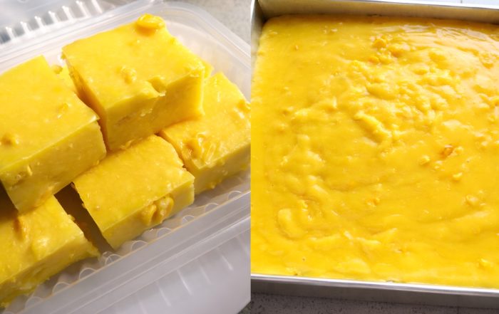 resepi puding jagung simple