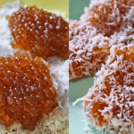Resipi Sagu Gula Melaka Gaul Kelapa, Sekali Gigit Terasa Lembutnya & Tak Liat Langsung!