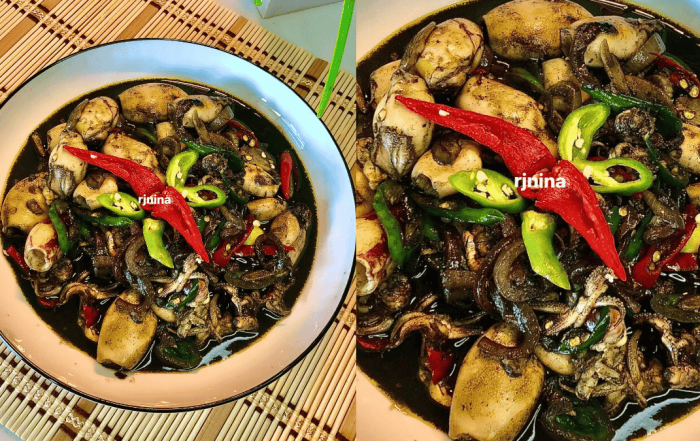 resipi sotong masak hitam