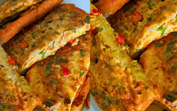 roti sardin telur
