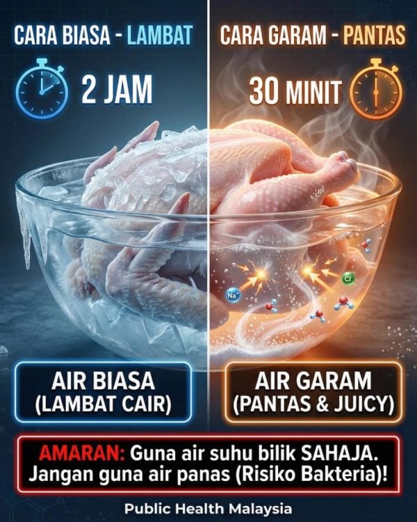 cara-nyahbeku-ayam-dengan-cepat