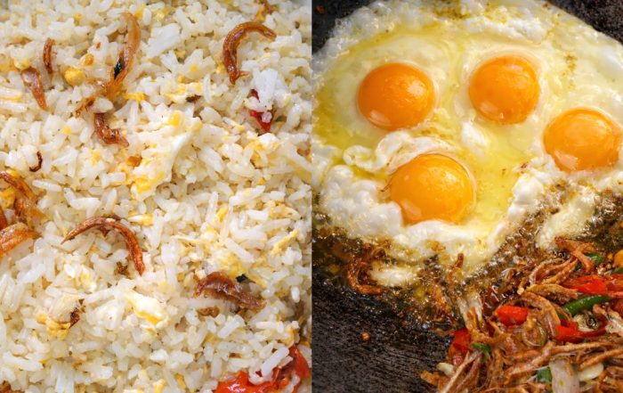 nasi goreng simple telur