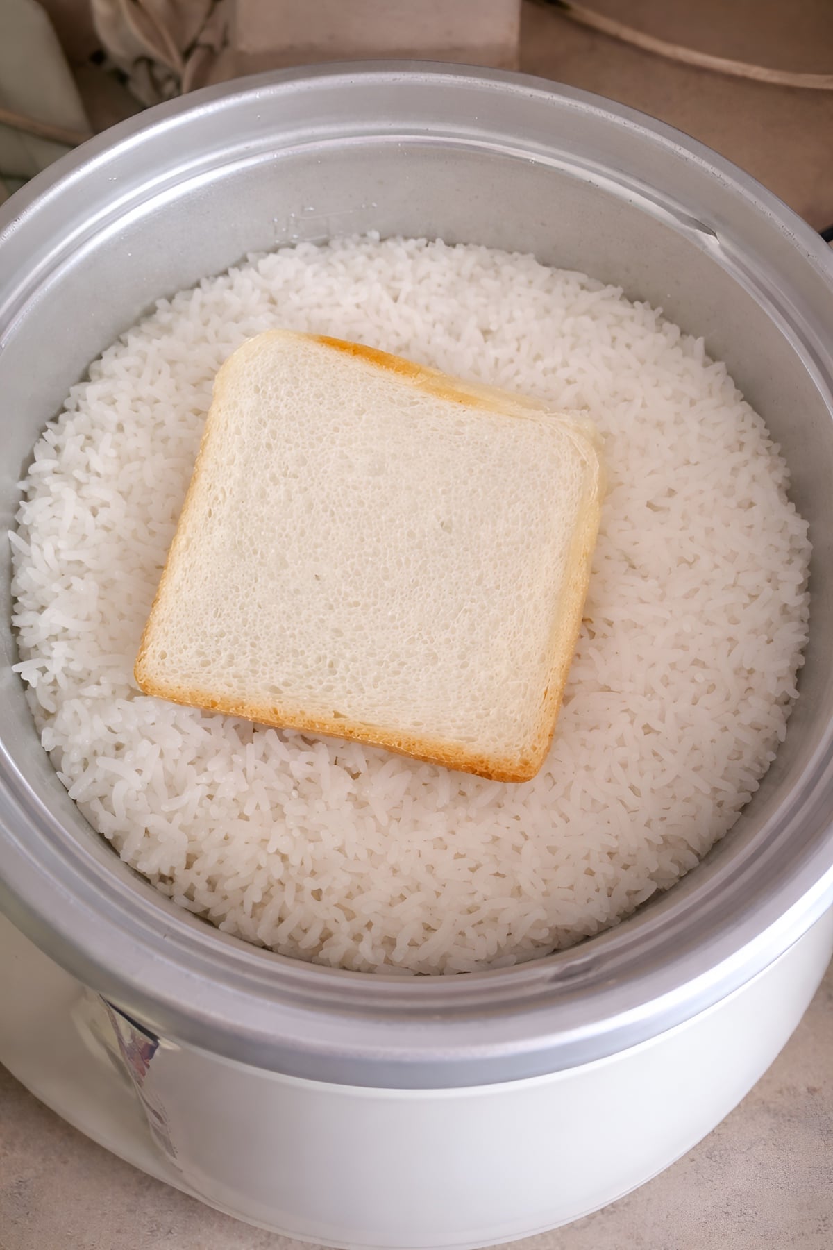 nasi terlebih air