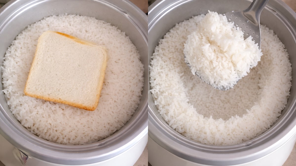 nasi terlebih air