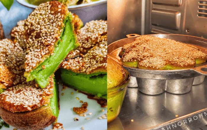 resepi kuih bakar pandan