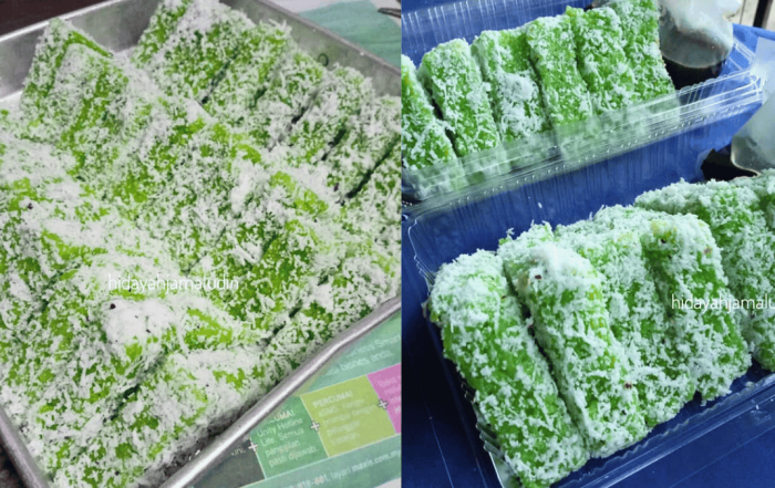 kuih lopes pulut