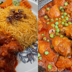 Resipi Nasi Tomato Versi Paling ‘Surrr’, Hidangan Lengkap Dengan Ayam Masak Merah & Jelatah Timun