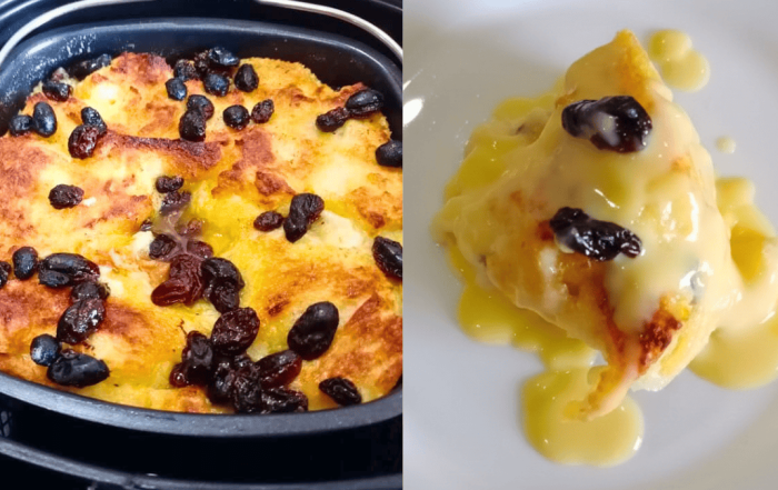 puding roti air fryer