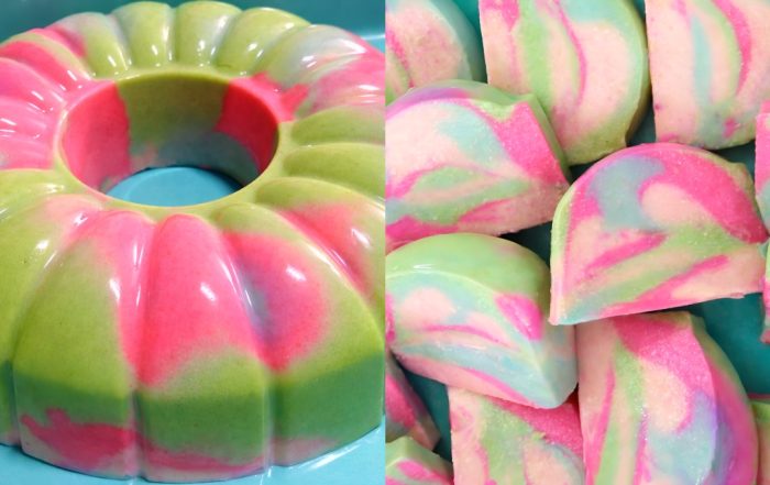 resepi puding roti marble