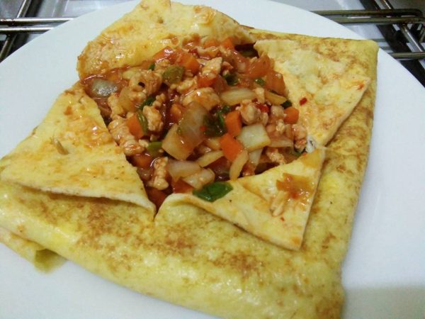 telur bungkus ayam