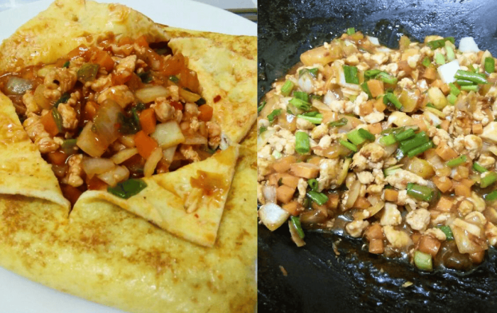 telur bungkus ayam