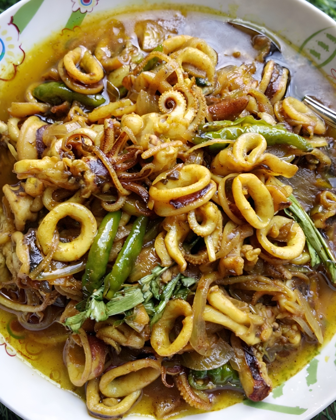 sotong masak asam kunyit