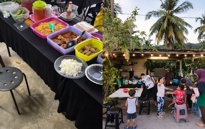 belanja orang makan