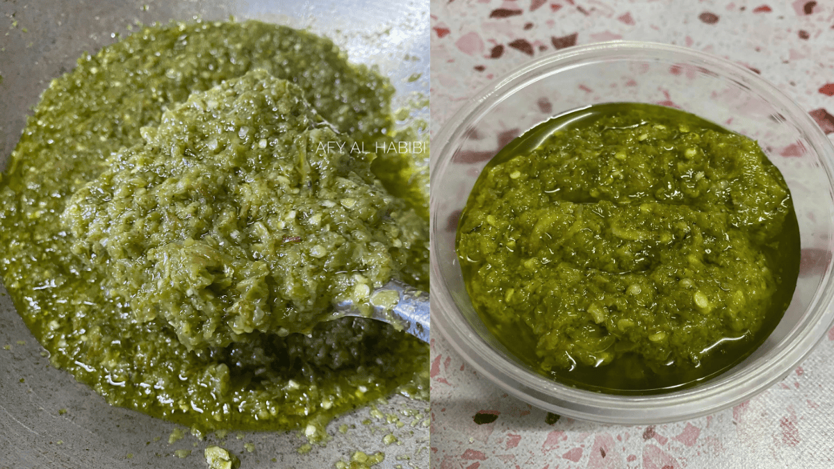 cara buat sambal hijau