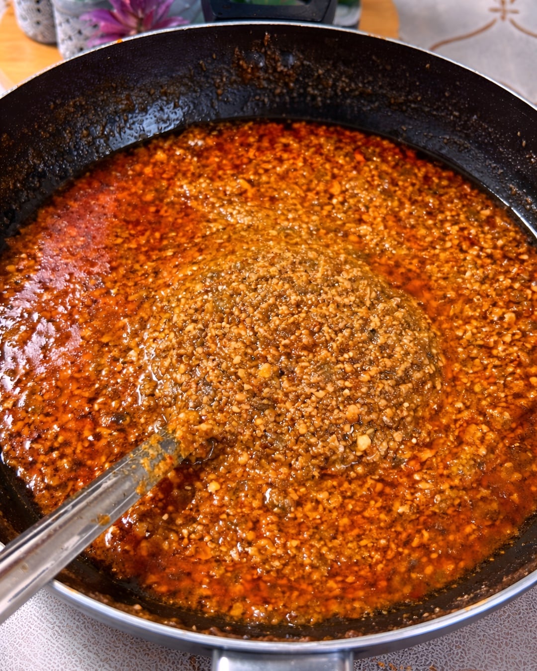 kuah kacang daging
