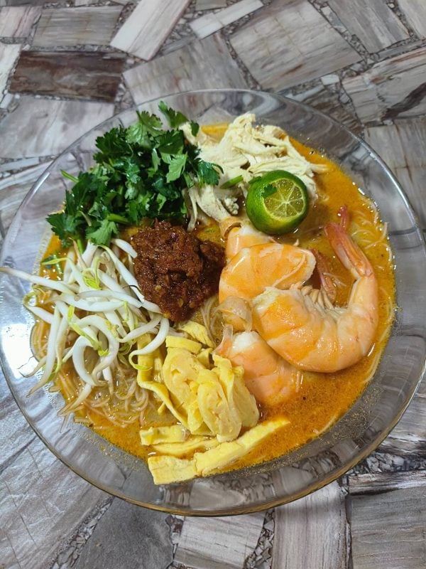 laksa sarawak resepi