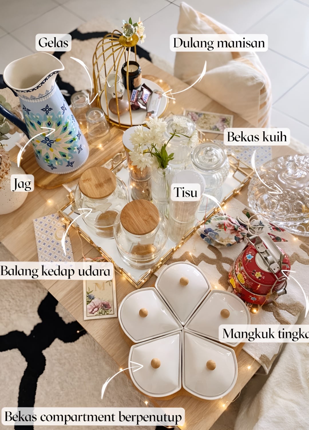 meja kuih raya