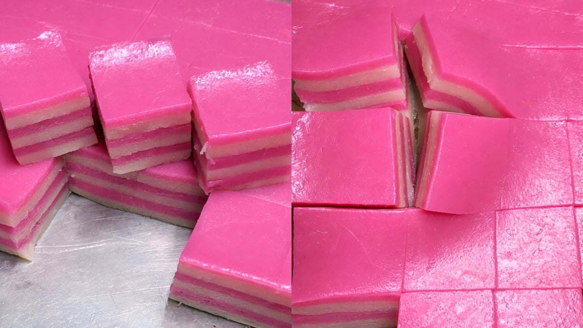 resepi kuih lapis gedik