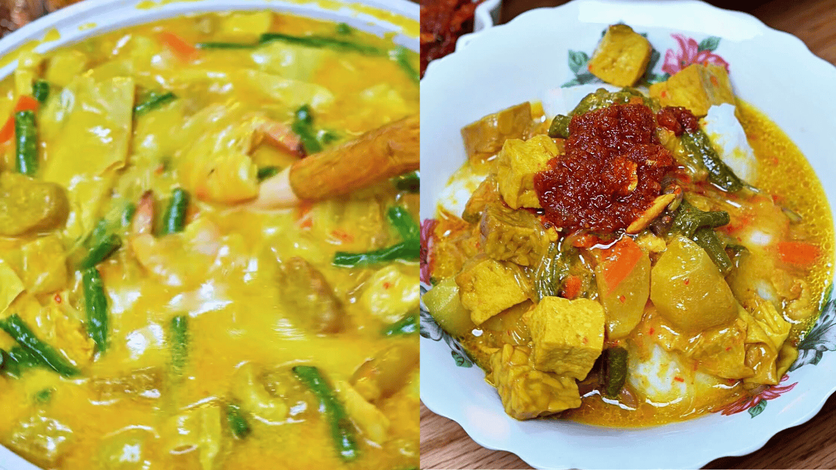 lontong kuah lodeh