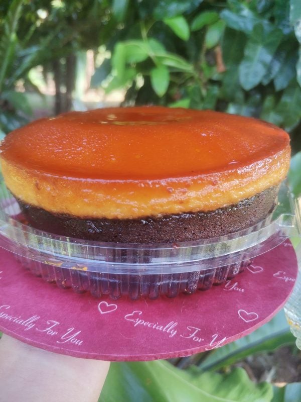 puding karamel coklat