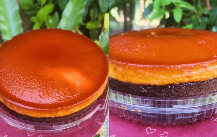 puding karamel coklat