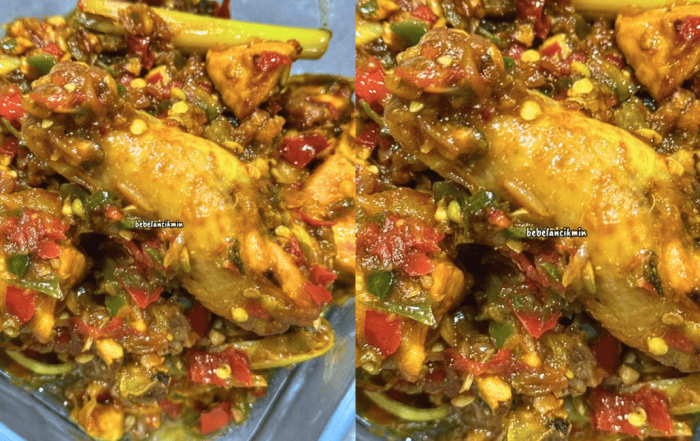 ayam berlado belacan