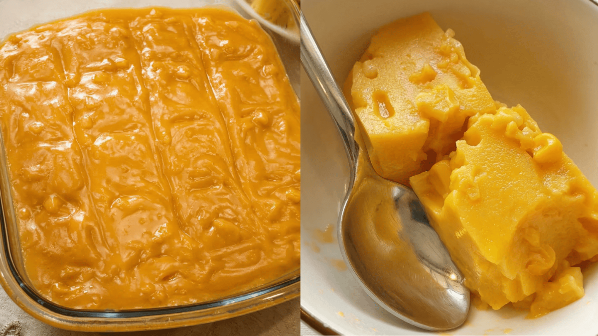 resipi puding jagung kastard