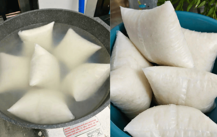 teknik rebus nasi impit